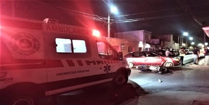 Se estrella moto por conducir sin precaución en Ramos Arizpe: Arrollado por un vehículo en Ramos Arizpe