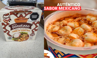 Quítate Maruchan, ya llegó el pozole instantáneo