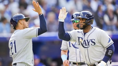 Rays 'banquea' a Azulejos con puro jugador latino en sus nueve bases