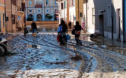 En Italia, inundaciones dejan saldo de al menos 10 muertos