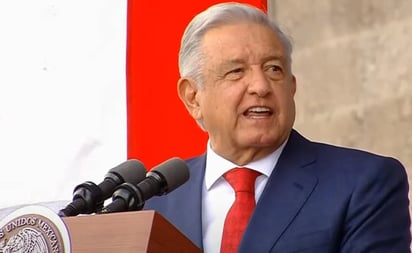 AMLO plantea en desfile cívico militar un comité ante guerra Rusia-Ucrania… y arremete contra ONU