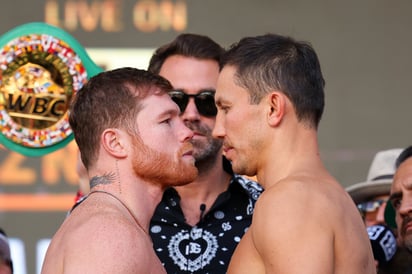 Álvarez y Gennady Golovkin superan la báscula; todo está listo para su tercer pelea: Saúl 'Canelo' Álvarez y el kazajo Gennady Golovkin superaron la báscula en Las Vegas