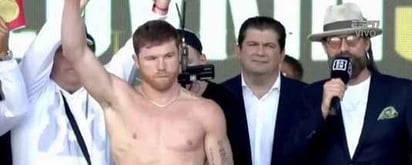 Canelo Álvarez y Golovkin superan pesaje sin obstáculos y están listos para el combate