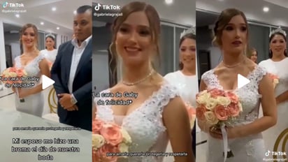 Broma pesada: puso a llorar a la novia al momento de darle el “sí”