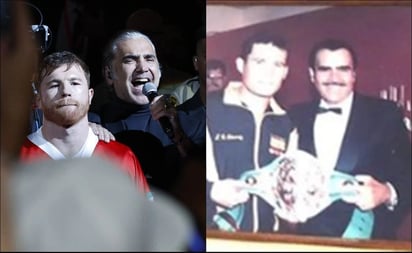 'Canelo' y Julio César Chávez fueron acompañados por los Fernández