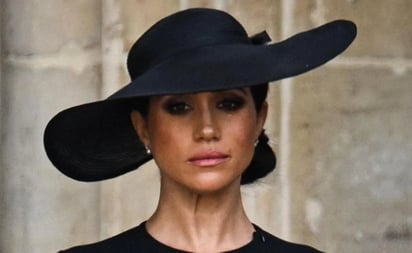 Meghan Markle llora en el funeral de Isabel II de Reino Unido