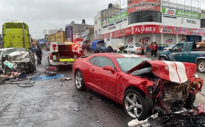 Mueren 6 personas tras choque en la carretera Panamericana Atlacomulco - Acambay