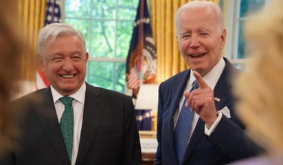 Biden 'trabaja con México' para frenar flujo de migrantes