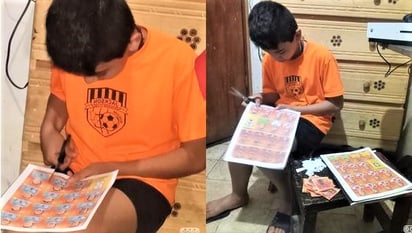 No tenía dinero para comprarle a su hijo el álbum Qatar 2022 y sacó fotocopias