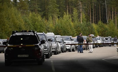 Llegada de rusos a Finlandia aumenta 57% tras anuncio de movilización militar