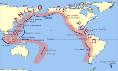 ¿Sismos en México serían por el Cinturón de Fuego del Pacífico?