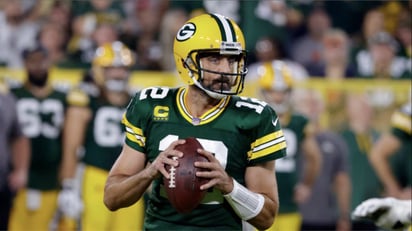 Aaron Rodgers asegura que no tiene intención de jugar hasta los 45 años como Tom Brady: Mariscal de campo de los Green Bay Packers y cuatro veces ganador del premio a Jugador Más Valioso de la NFL