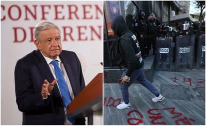 'Están queriendo enrarecer la situación': AMLO lamenta violencia en manifestaciones por Caso Ayotzinapa