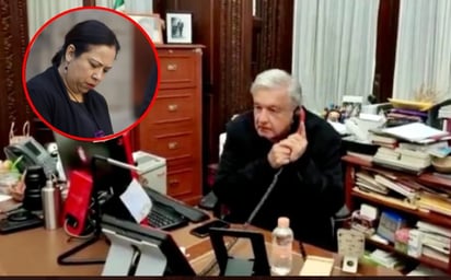 ¿Quién es Laurita, la asistente de AMLO que tiene un taladro en su escritorio?