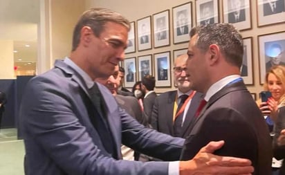 Gobernador de Oaxaca se reúne con presidente de España, para conocer su estrategia de digitalización