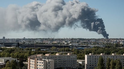 Se reporta un gran incendio en el principal mercado de París