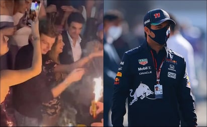 Checo Pérez, el gran ausente en la fiesta de Max Verstappen