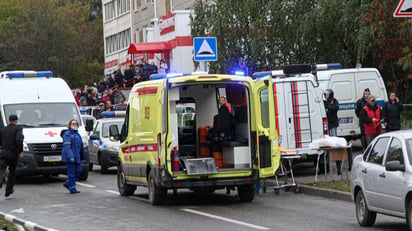 17 muertos y 24 heridos deja tiroteo en escuela de Rusia 