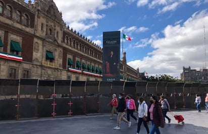 Primer cuadro de la CDMX luce amurallado previo a la marcha a favor del aborto