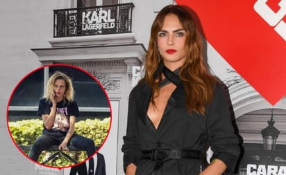 Cara Delevingne reaparece en París en medio del drama sobre su salud mental