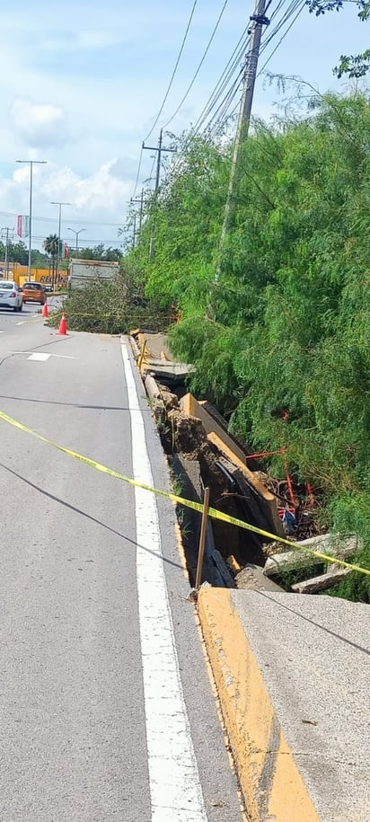 Municipio repara Puente de Villa de Fuente afectado con las lluvias de septiembre