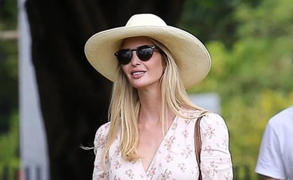 Ivanka Trump derrocha belleza con minivestido floreado en Miami