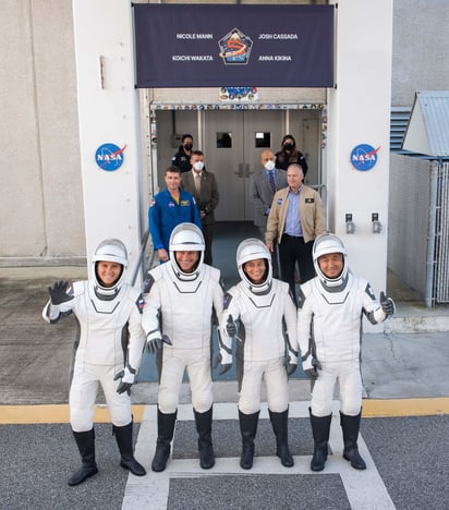 Despega cohete de misión Crew-5 a la Estación Espacial Internacional