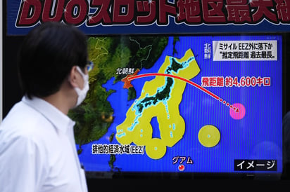 Corea del Norte dispara dos nuevos misiles en 'represalia' por ejercicios de EU y Corea del Sur