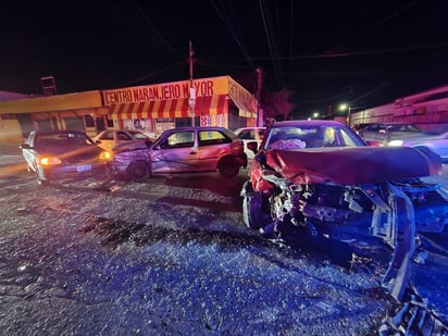 Mujer protagonizó fuerte choque en la Zona Centro de Monclova 