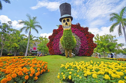 Día de Muertos en el Festival Tlalmanalli de Jardines de México: Los jardines florales más grandes de México celebrarán Día de Muertos con música, danza, artesanías, gastronomía y muchas flores