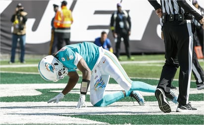 Los Dolphins caen ante Jets y vuelven a quedarse sin quarterback por lesión