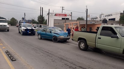 Niño quedo lesionado en choque suscitado en la colonia Progreso de Monclova 