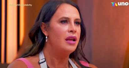 La antagónica de 'MasterChef Celebrity', Karla Sofía Gascón, mostró su lado más vulnerable: La competidora se ha convertido en una de las más fuertes