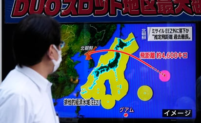 Norcorea dispara artillería en frontera con Corea del Sur tras lanzar su último misil