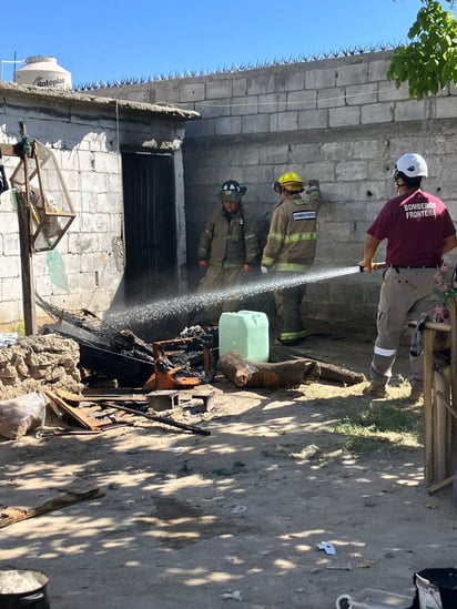 Vivienda se incendió por un corto circuito