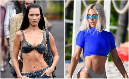 ¿Está de regreso la talla 00? Kim Kardashian y Bella Hadid encabezan la tendencia