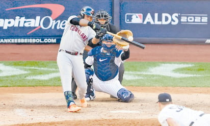 Guardianes se imponen a Yanquis en 10 innings