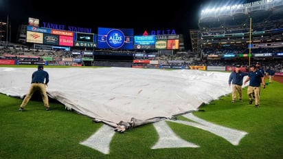 Mal tiempo pospone Juego 5 de Serie Divisional de Liga Americana entre Guardians y Yankees