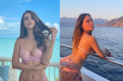 Yanet García y Belinda modelan la misma lencería de conejita