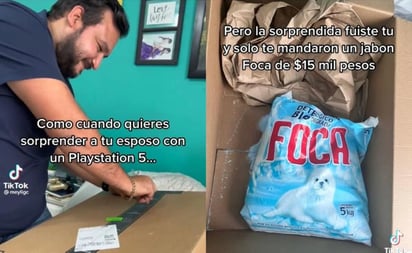 Viral: Compra un PS5 en línea; recibe una bolsa de jabón: La bonita sorpresa para el esposo de esta joven, se convirtió en un video viral por el mal desenlace que tuvo