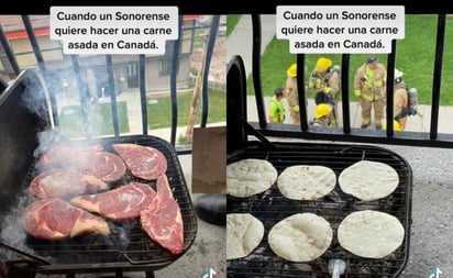 Mexicano hace “carnita asada” en Canadá; sus vecinos llaman a los bomberos: En Canadá llegaron los bomberos a interrumpir una \'carnita asada\' por una alerta de incendio