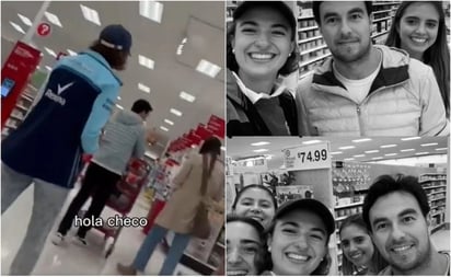 VIDEO: Aficionadas conducen kilómetros y conocen a Checo Pérez en el supermercado: Checo Pérez se ha convertido en una figura a nivel mundia