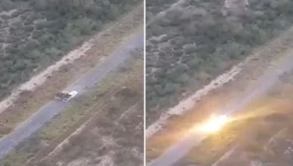 Dron capta video de enfrentamiento entre Cártel del Golfo y Cártel del Noroeste en Tamaulipas