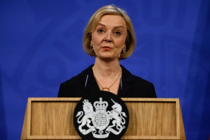 Renuncia primera ministra británica Liz Truss