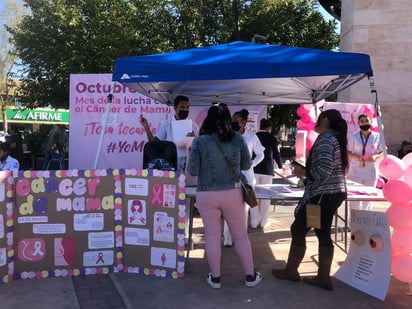 Feria de la Salud en Plaza Principal de Monclova