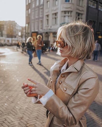 Corte bob a la mandíbula, el look perfecto para invierno