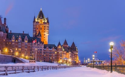 Así es el hotel Château Frontenac de Quebec y esto cuesta hospedarse