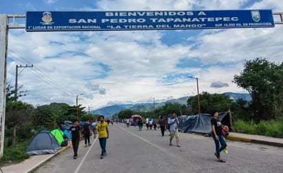 INM persigue a migrantes que intentan llegar al módulo en Oaxaca