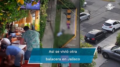 Video: “¡Por favor! ¡Pasen a la parte de en medio!”, así se vivió la balacera en restaurante de Jalisco