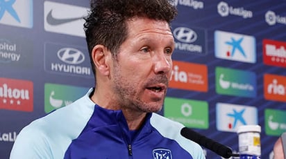 Simeone: 'Fue un partido bien entendido'